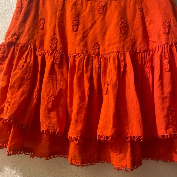 FARM Rio women’s size small Orange pineapple Mini Skirt - Picture 11 of 15